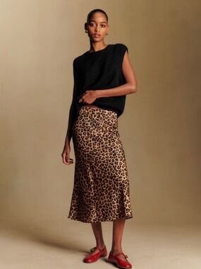 Sezane Sandy Skirt - Leopard